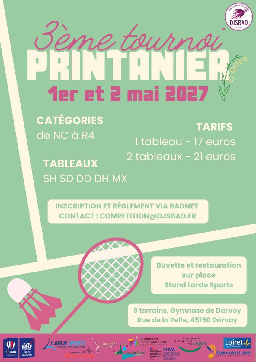 3ème tournoi Printanier